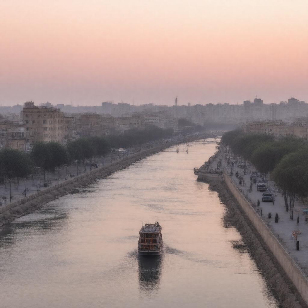 AI-created image of Baghdad