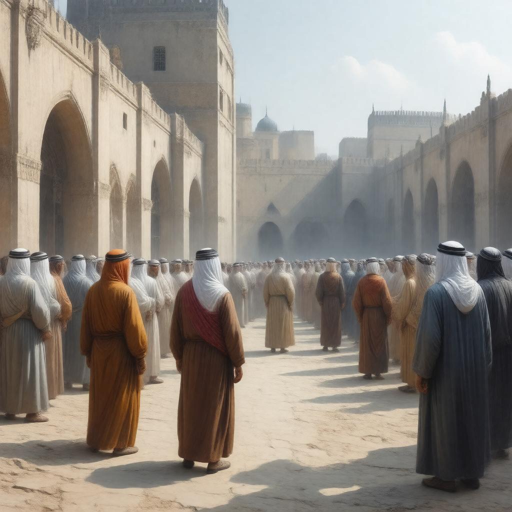 AI-created image of Baghdadi Jews