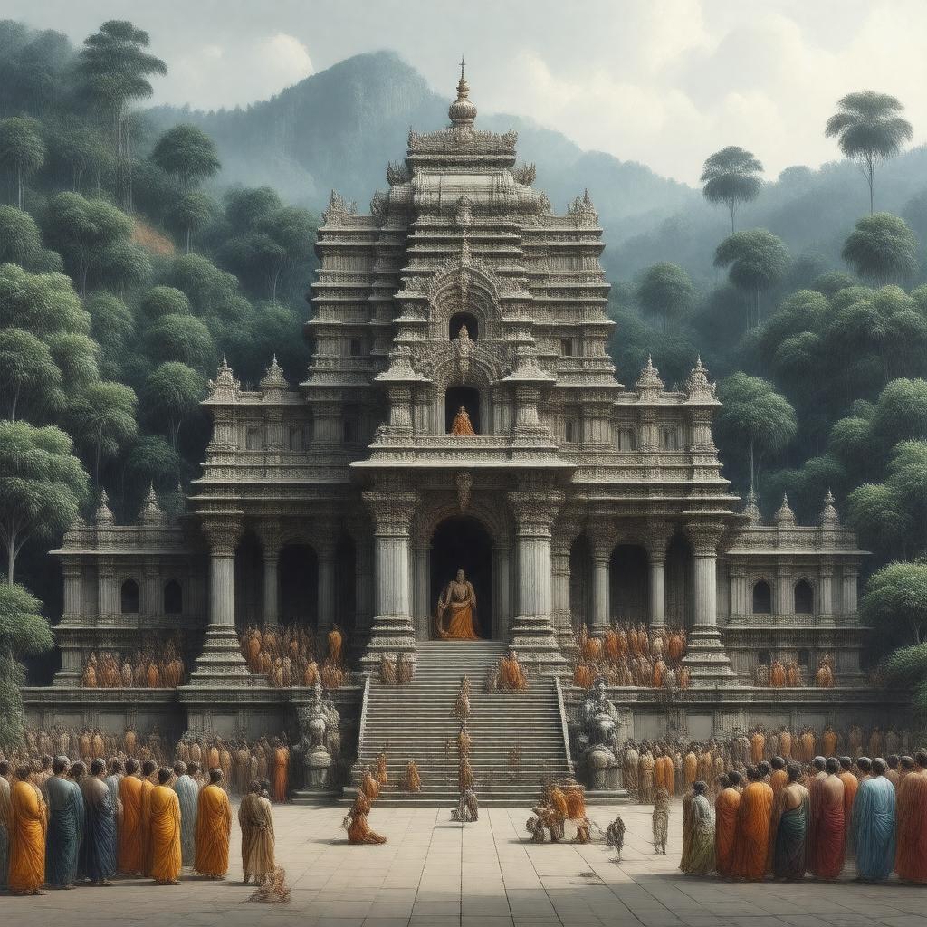 AI-created image of Baglamukhi Temple