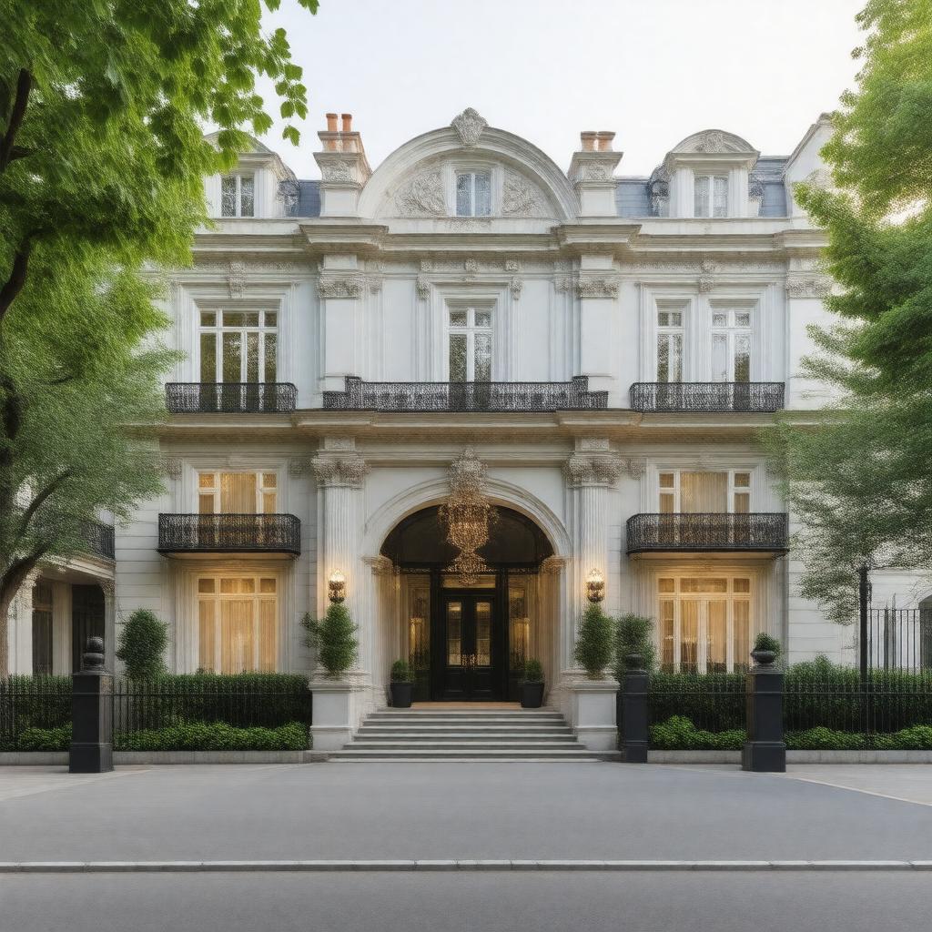 AI-created image of Baglioni Hotel London