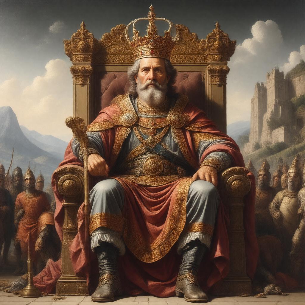 AI-created image of Bagrat III of Georgia