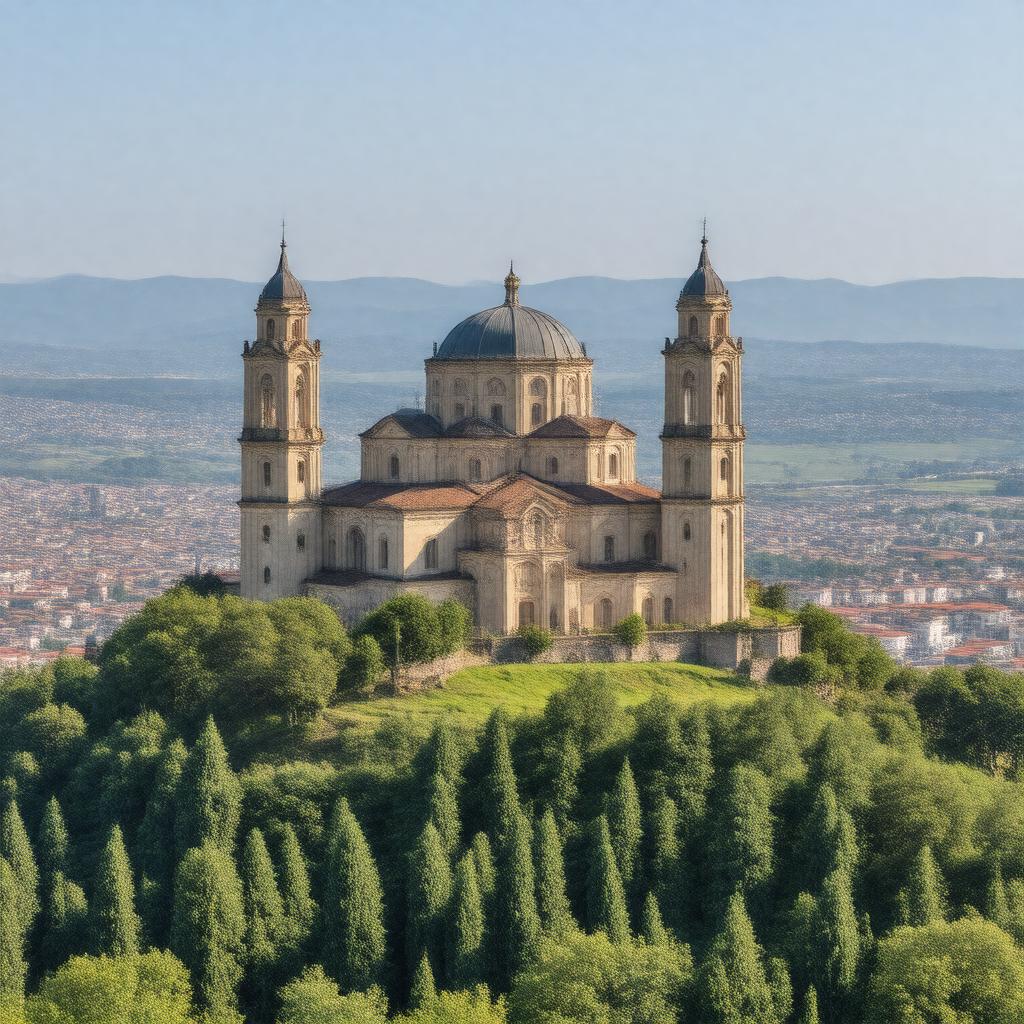 AI-created image of Bagrati Cathedral