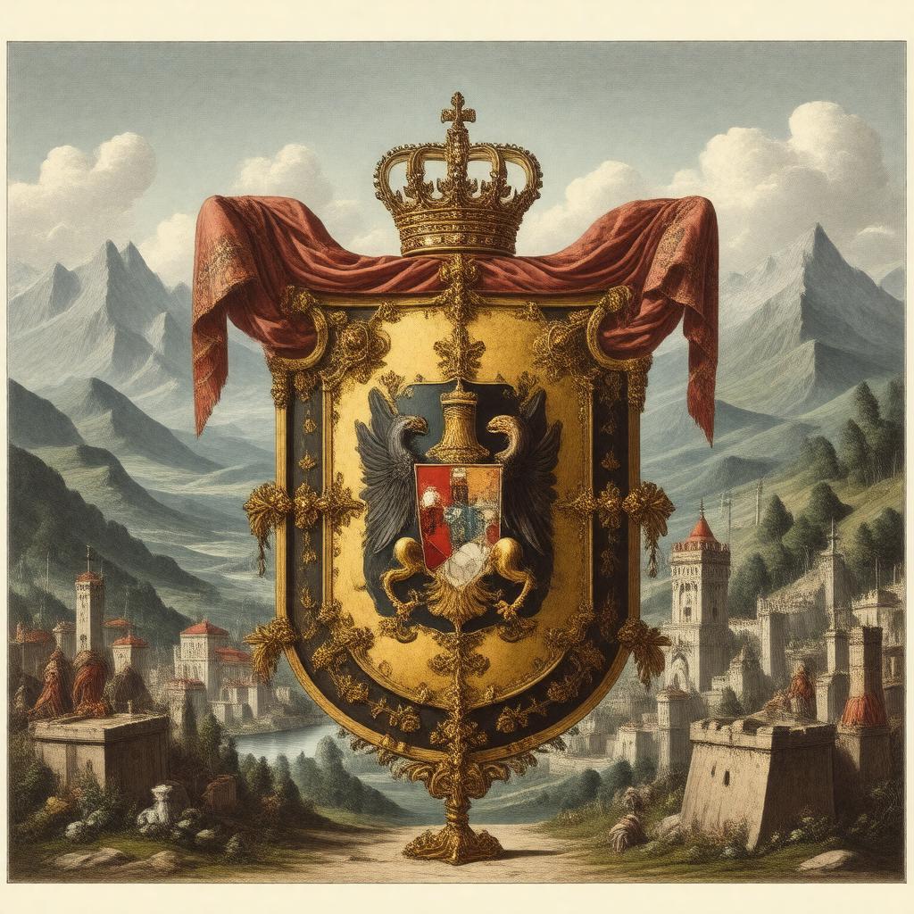 AI-created image of Bagrationi dynasty