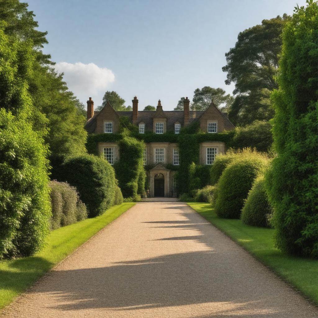 AI-created image of Bagshot Park, Surrey, England