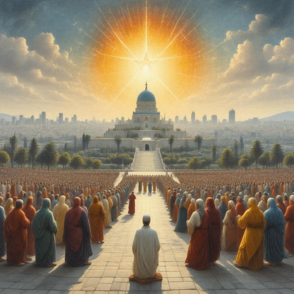 AI-created image of Baháʼí Faith