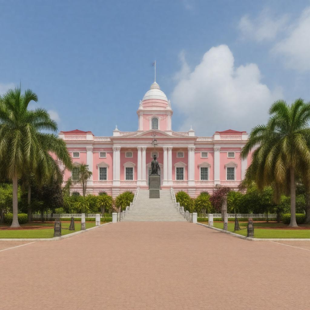 AI-created image of Bahamas Parliament Square