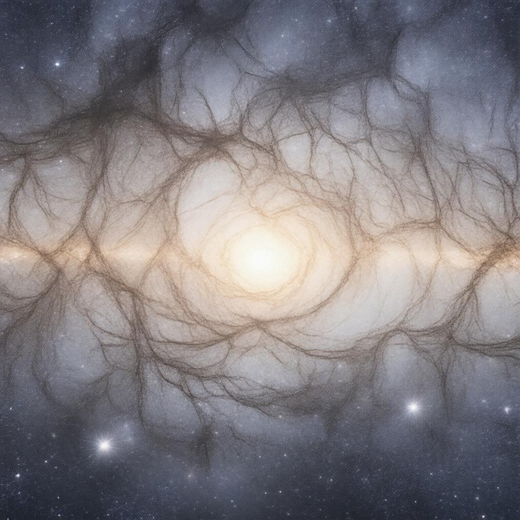 AI-created image of Bahcall–Wolf cusp