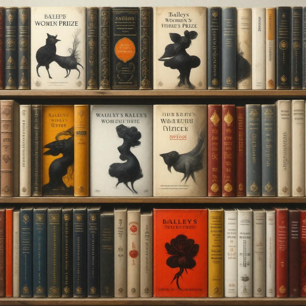 AI-created image of Baileys Women's Prize for Fiction longlist