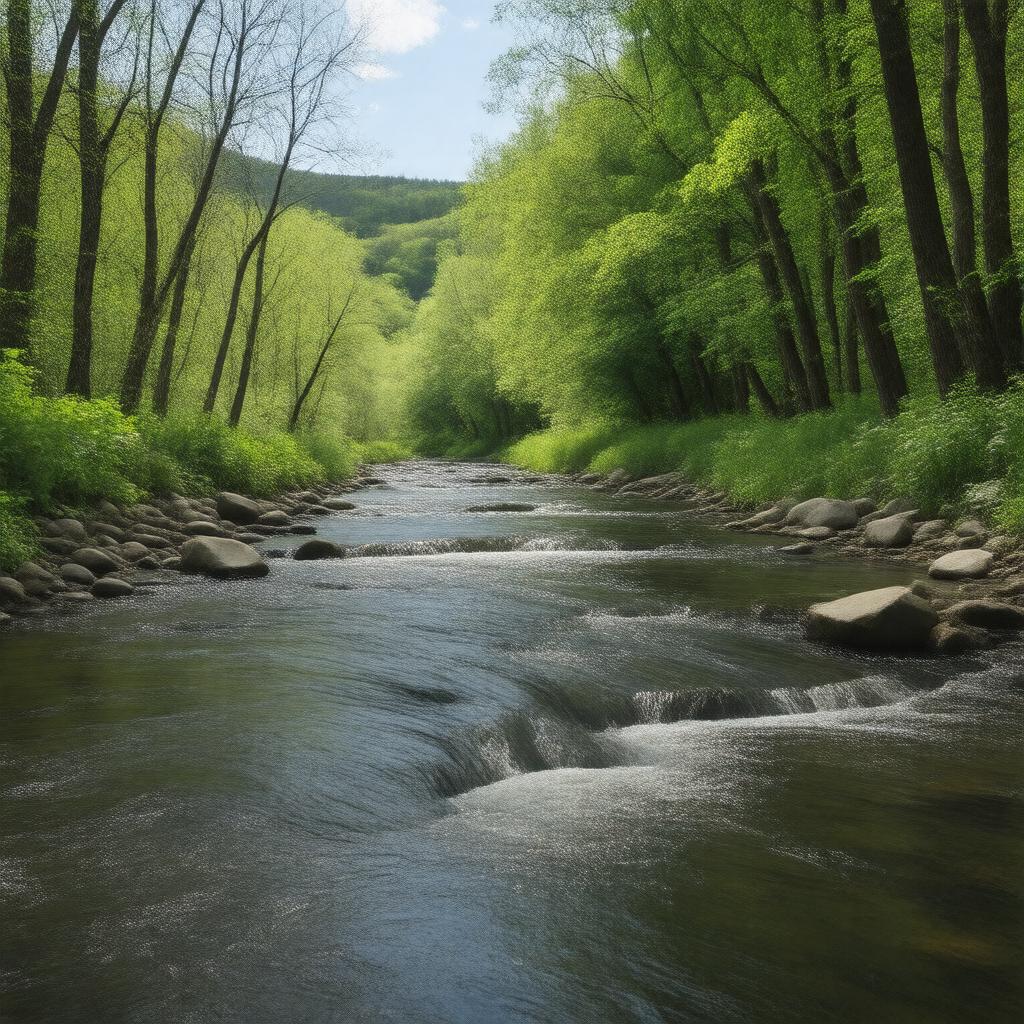 AI-created image of Baiting Brook