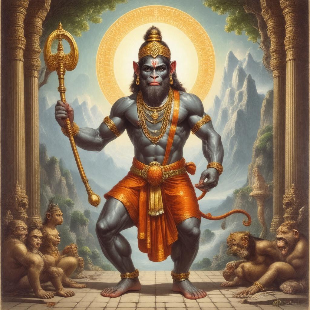 AI-created image of Bajrangbali
