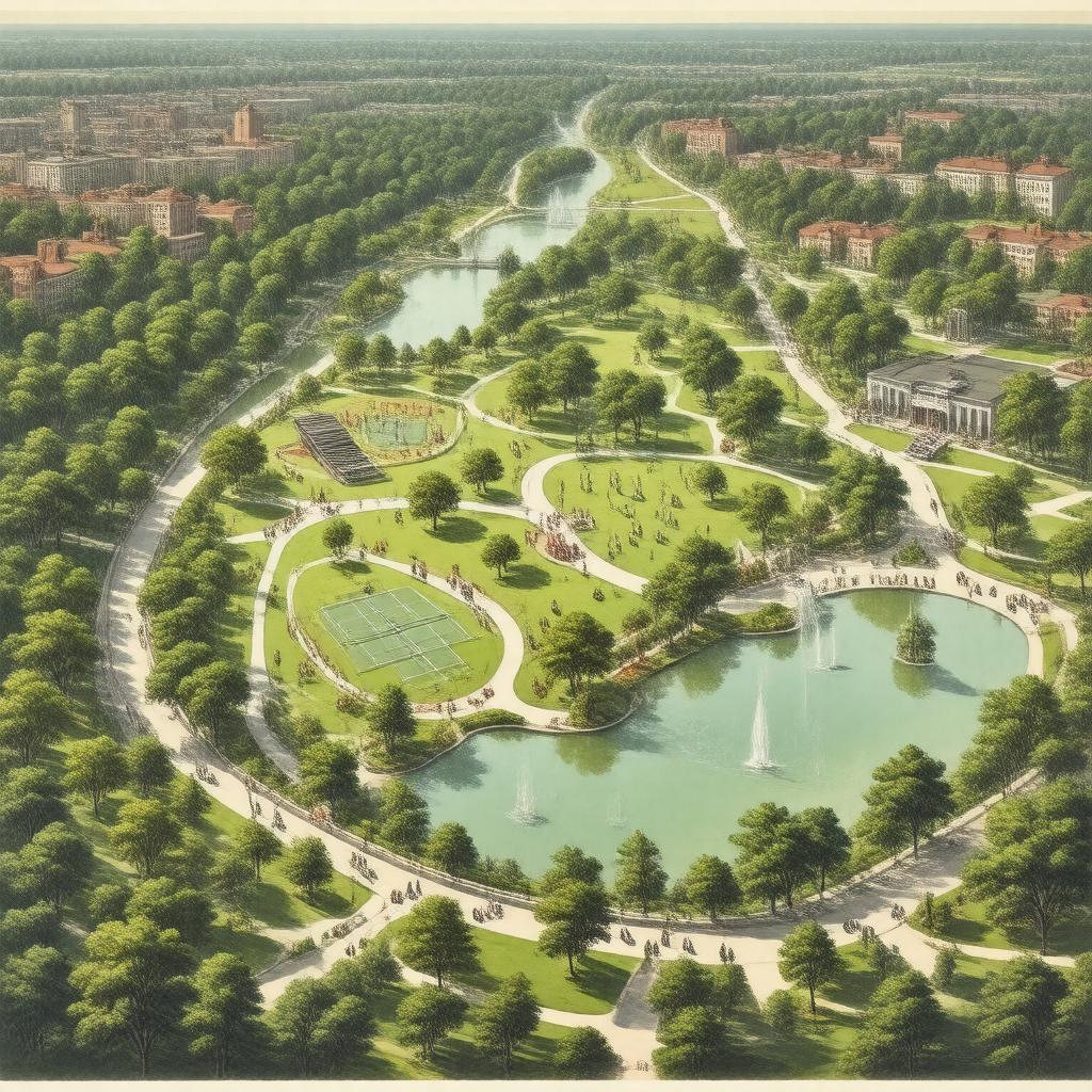 Click to view larger image AI-created image of Baker Park