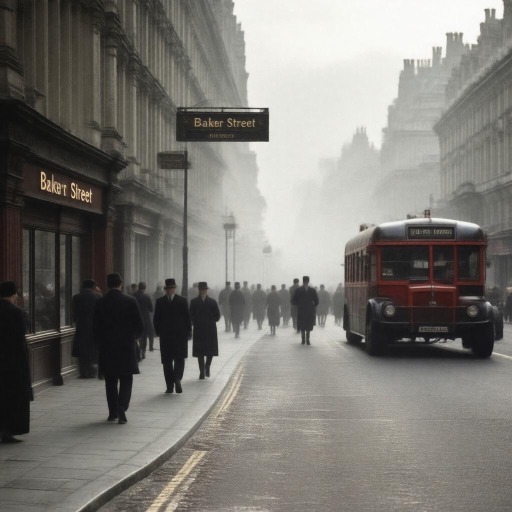 Click to view larger image AI-created image of Baker Street