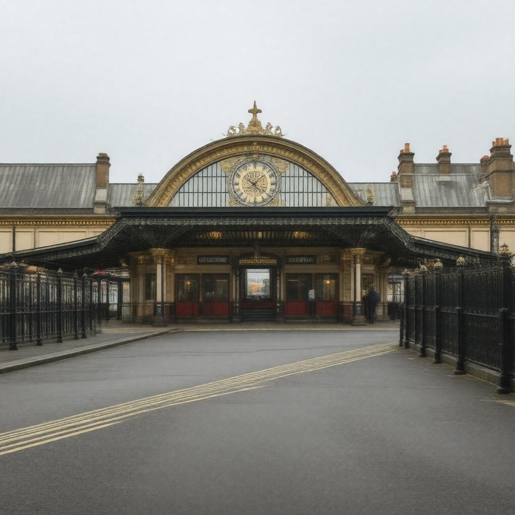 AI-created image of Baker Street station