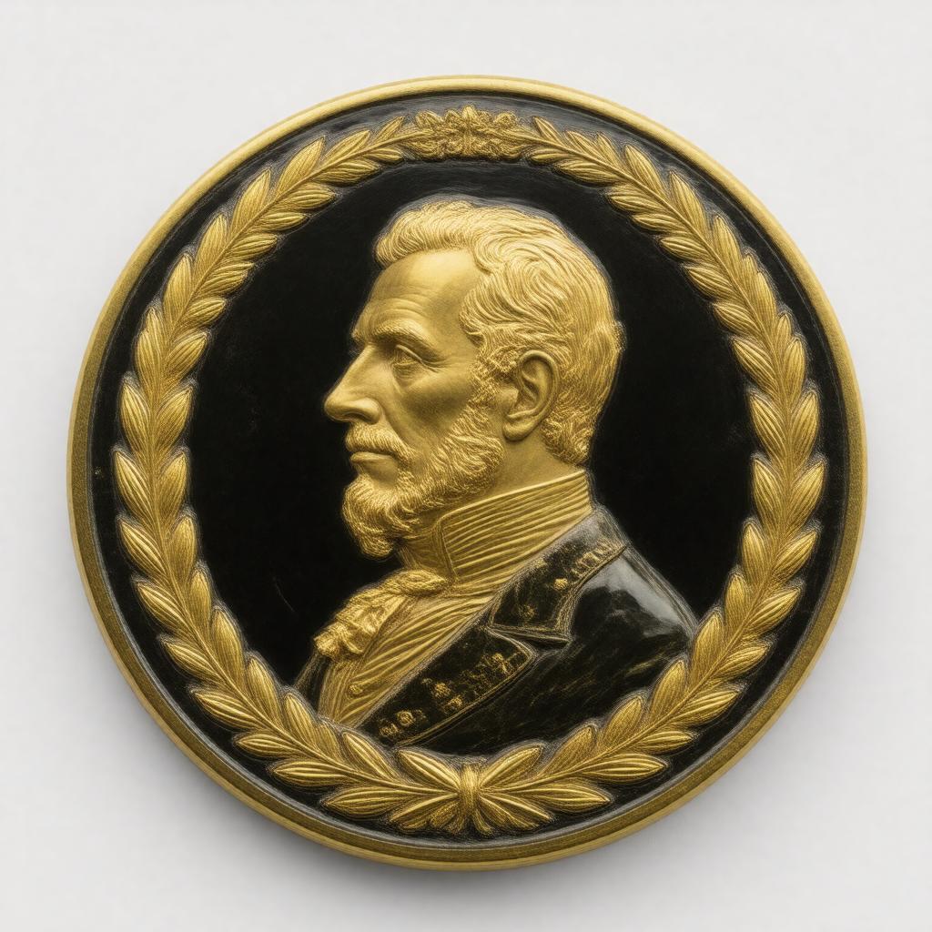 Click to view larger image AI-created image of Bakerian Medal