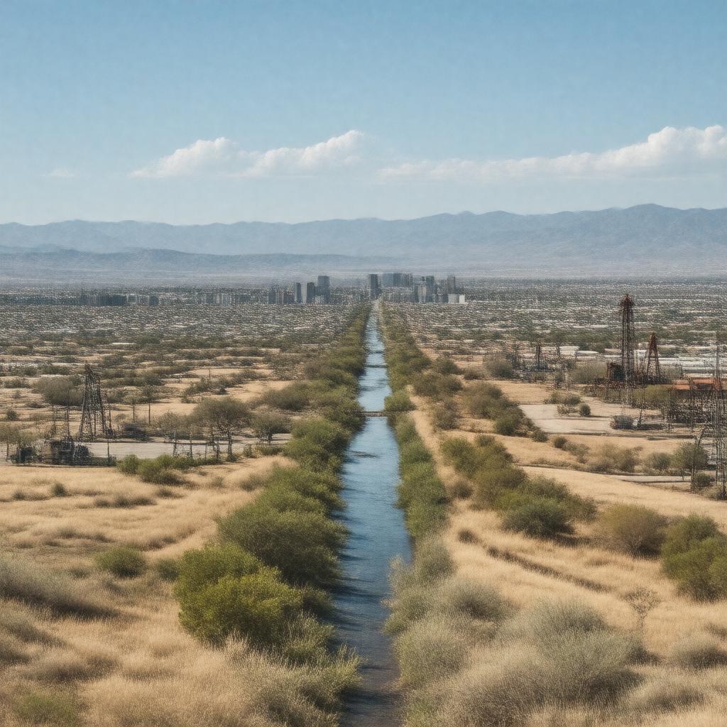 AI-created image of Bakersfield, California, United States