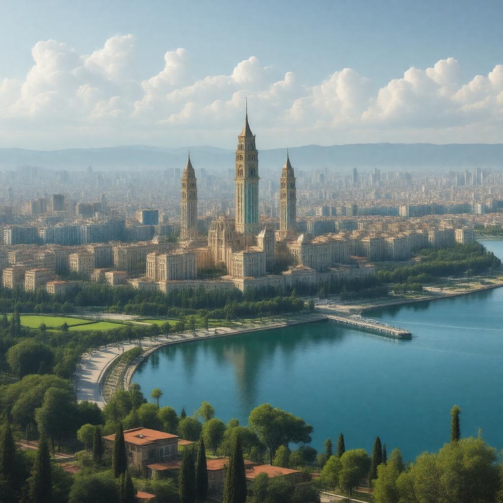 AI-created image of Baku