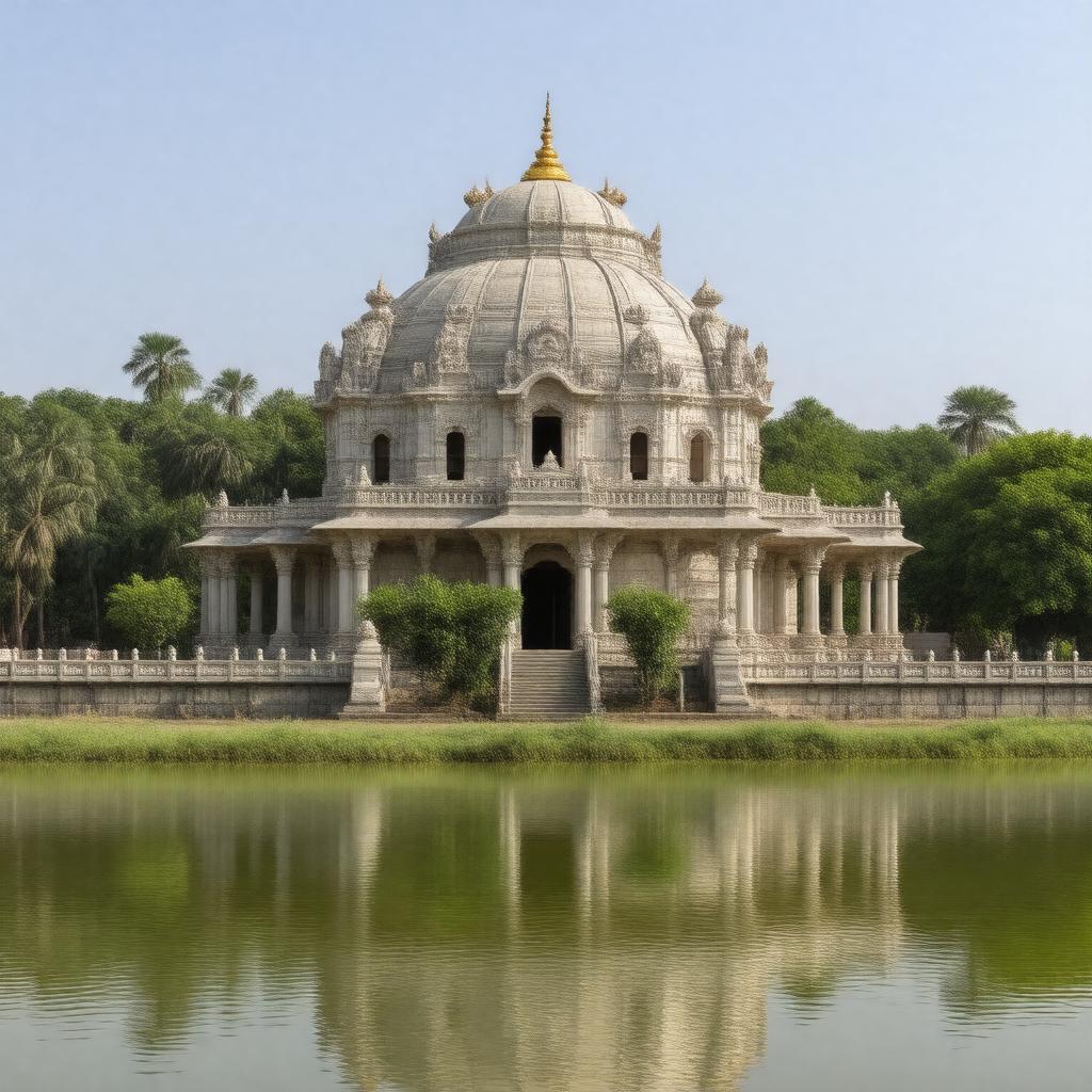 AI-created image of Bala Tripura Sundari Temple