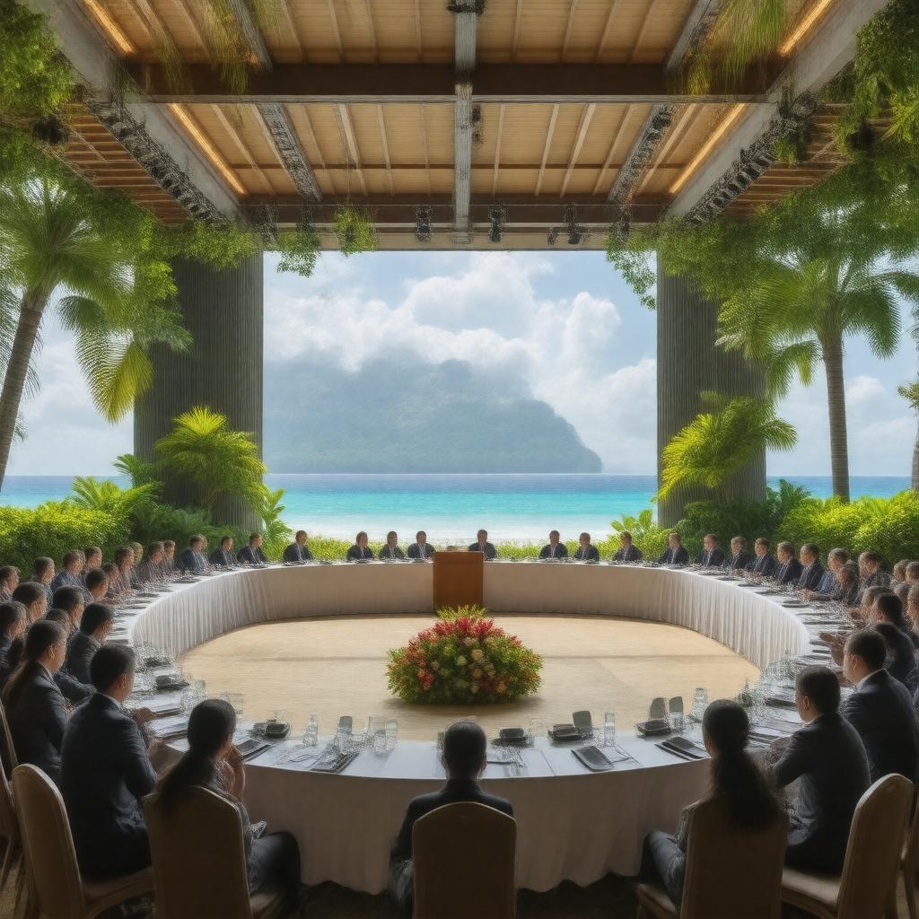 AI-created image of Bali Ministerial Conference 2013