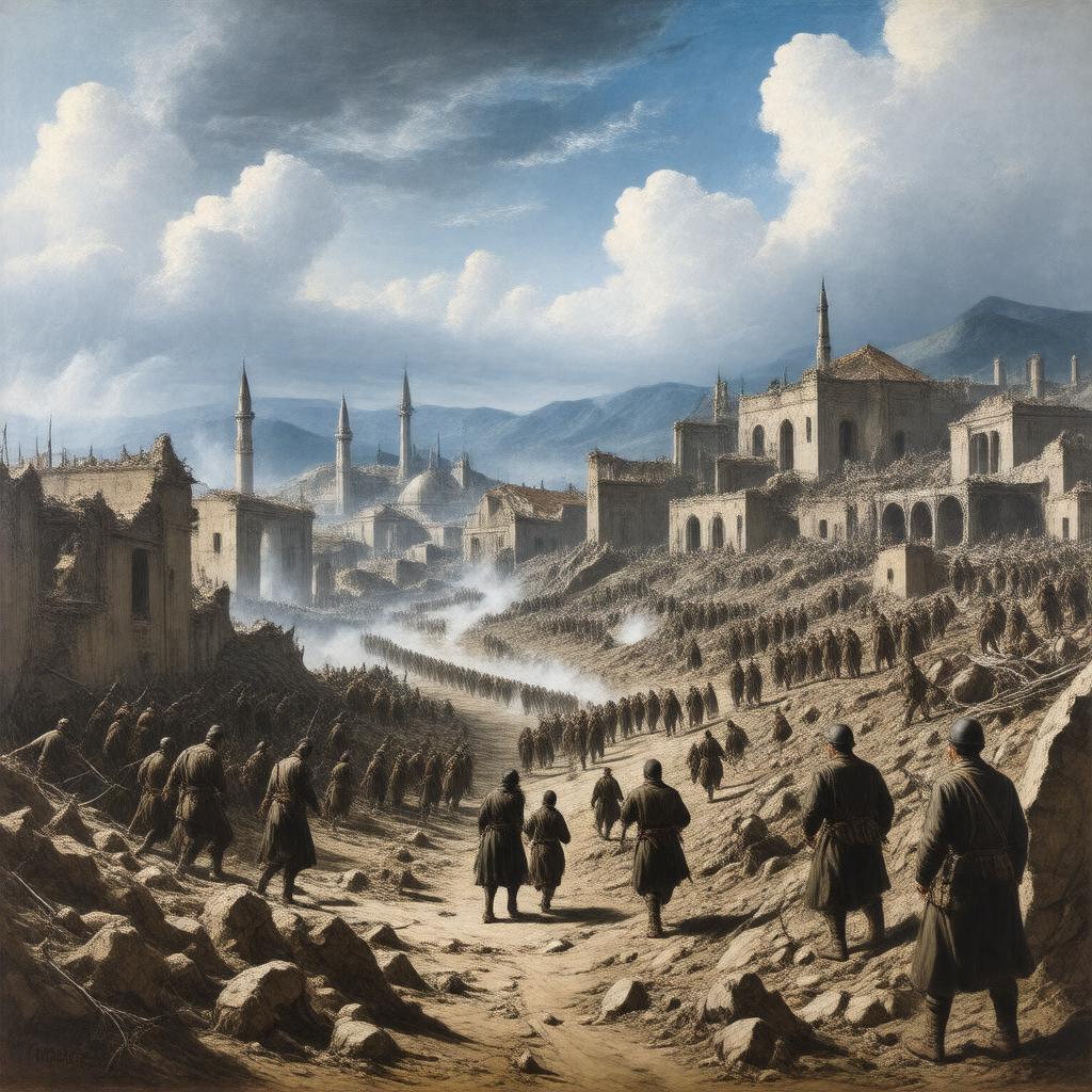 AI-created image of Balkan Wars