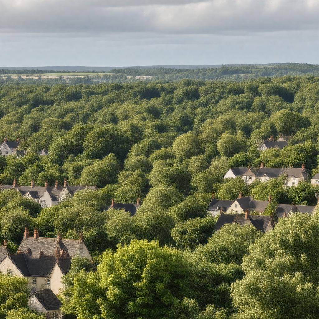 AI-created image of Ballintemple, County Cork, Ireland