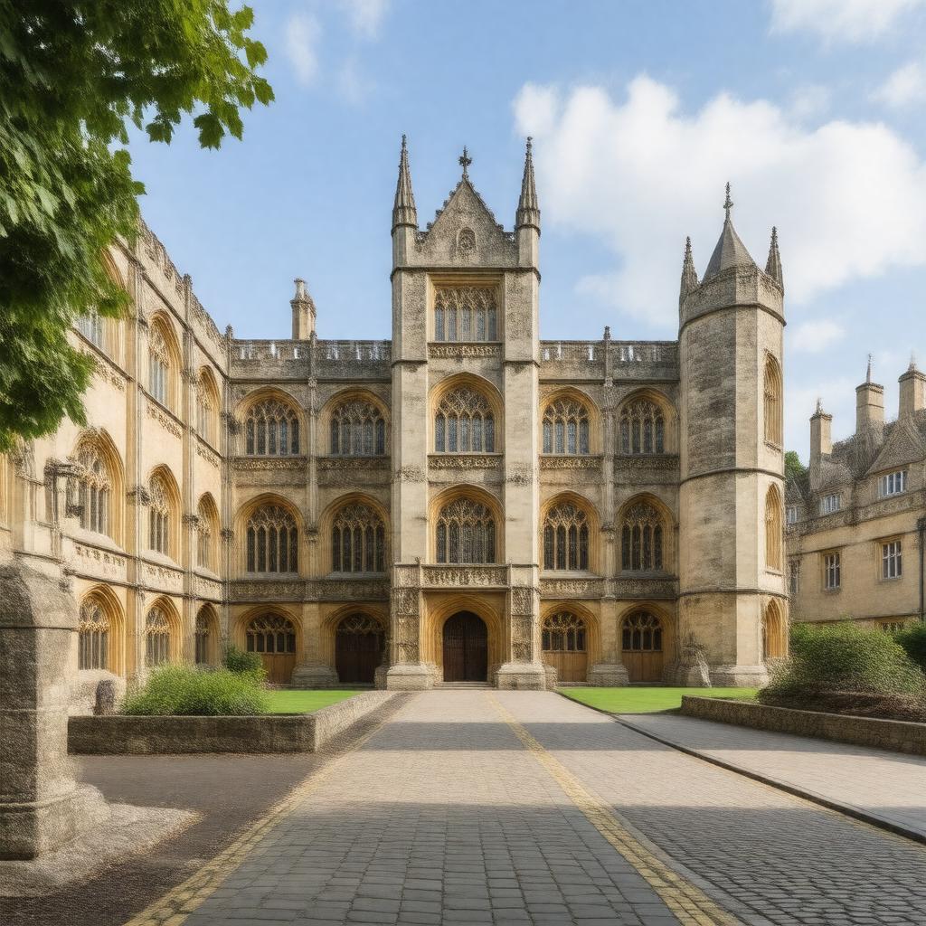 AI-created image of Balliol College