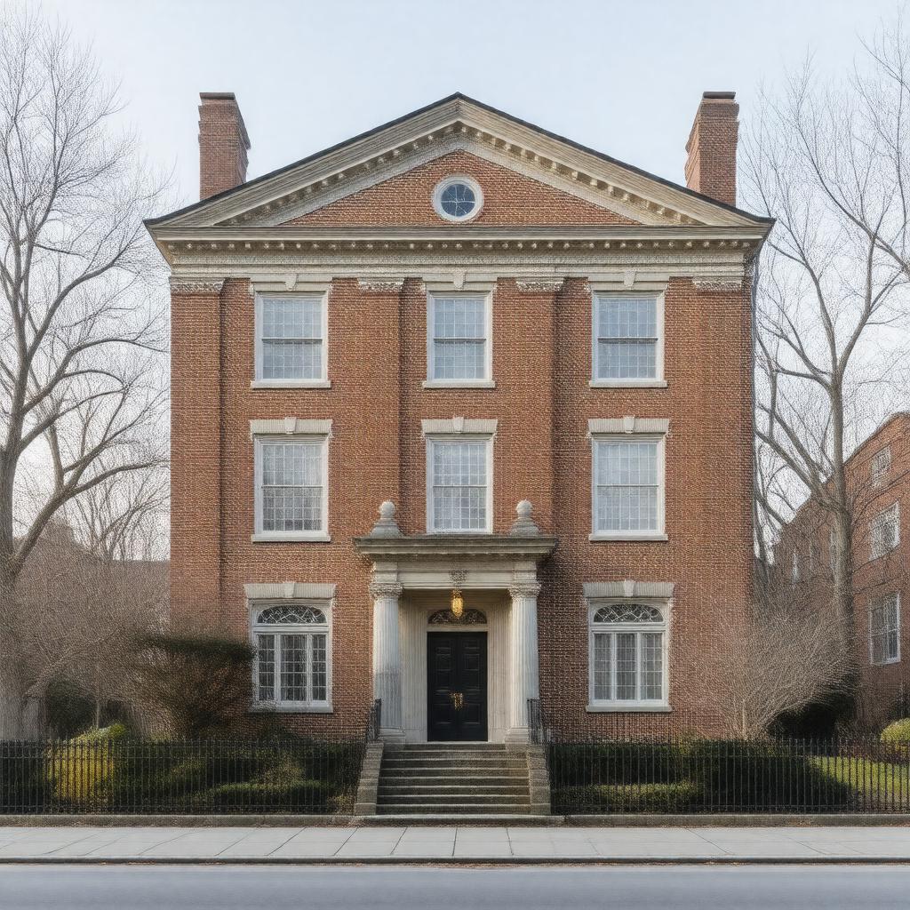 Click to view larger image AI-created image of Ballou Hall