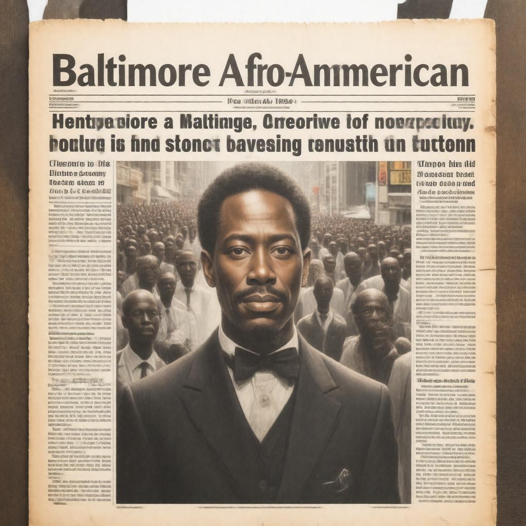 AI-created image of Baltimore Afro-American