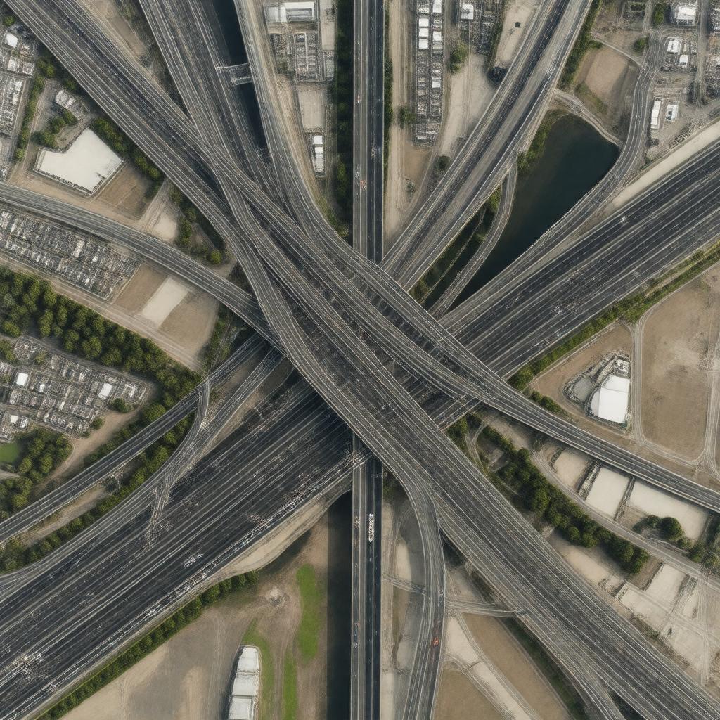 AI-created image of Baltimore Beltway