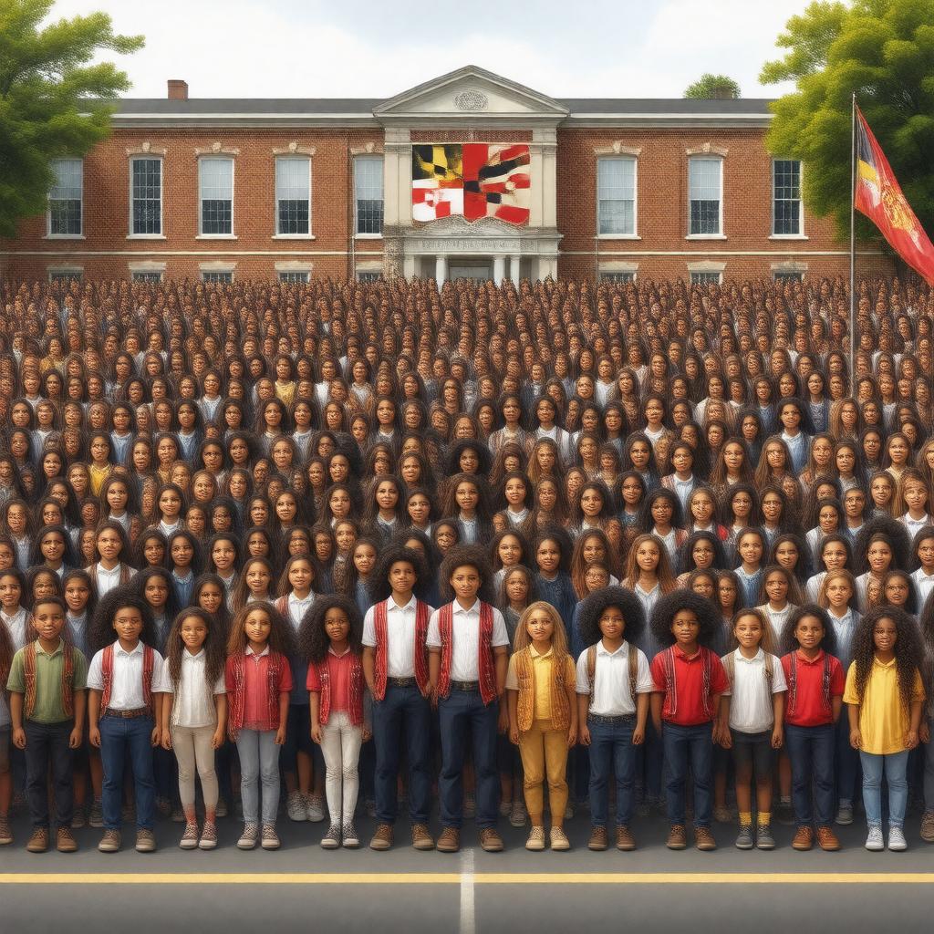 AI-created image of Baltimore City Public Schools