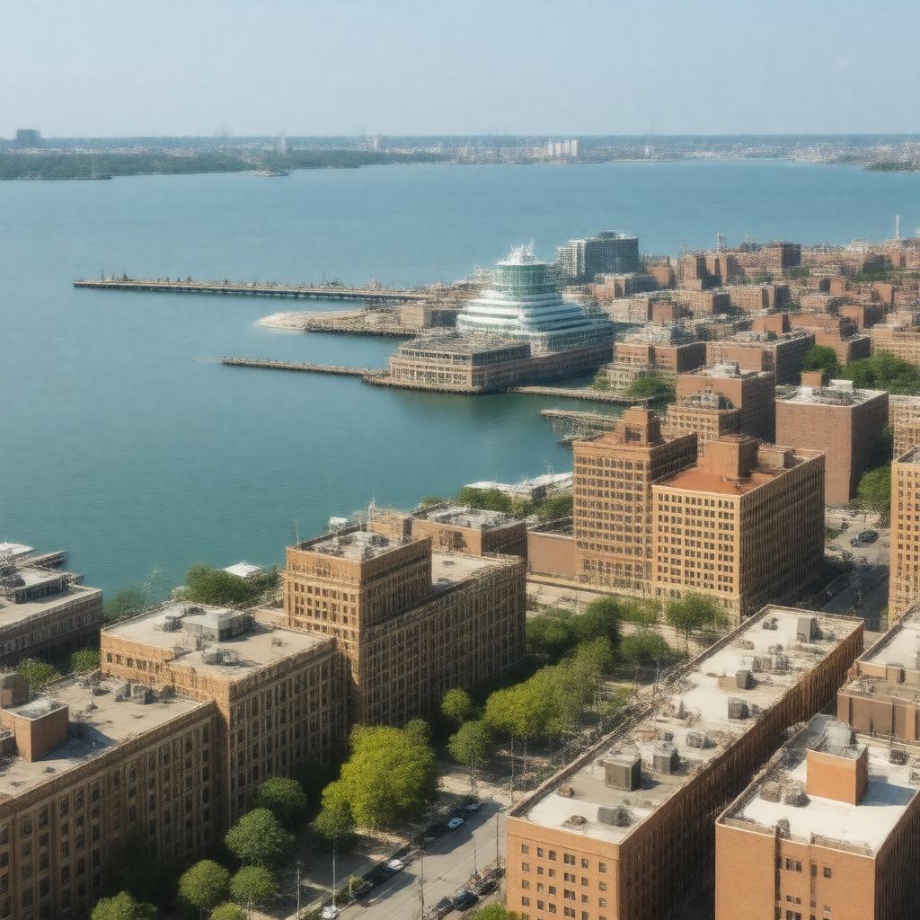 AI-created image of Baltimore, Maryland, United States