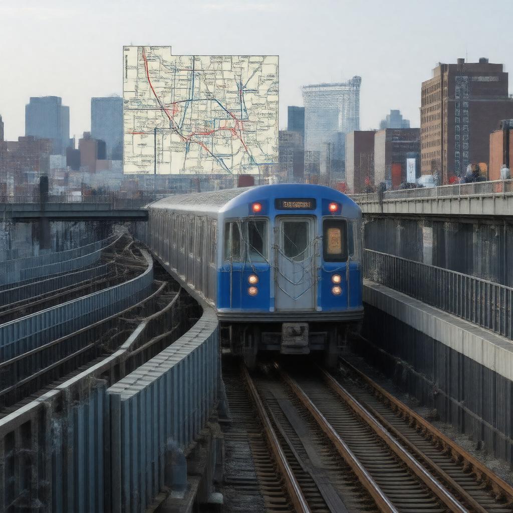 AI-created image of Baltimore Metro SubwayLink