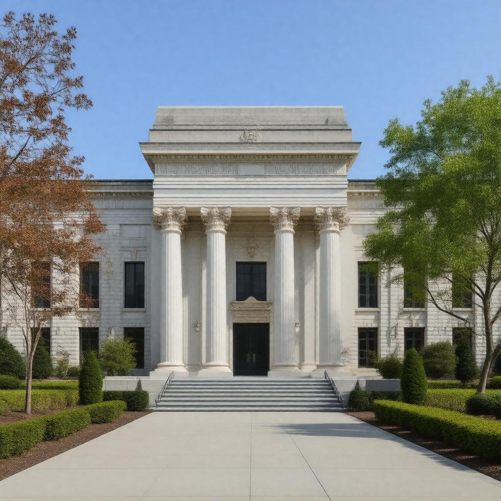 AI-created image of Baltimore Museum of Art