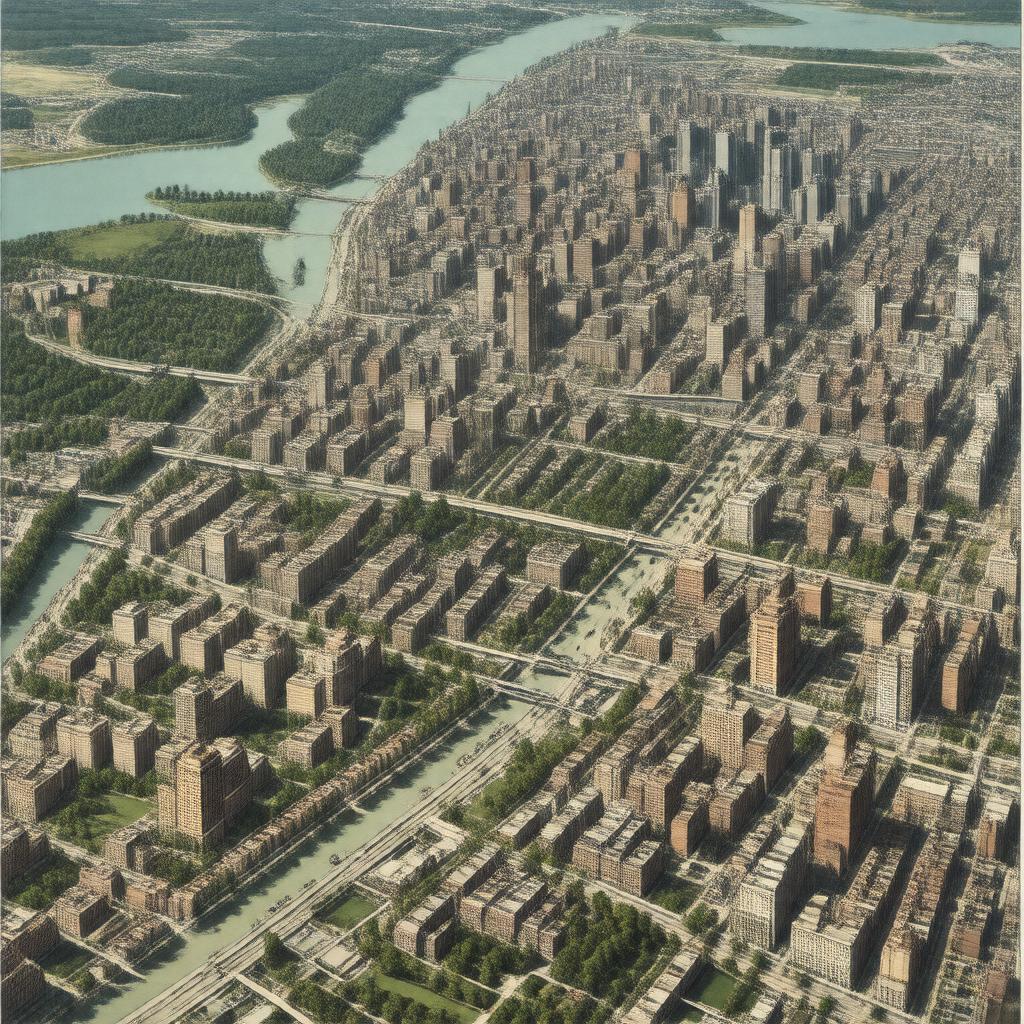 Click to view larger image AI-created image of Baltimore Urban LTER