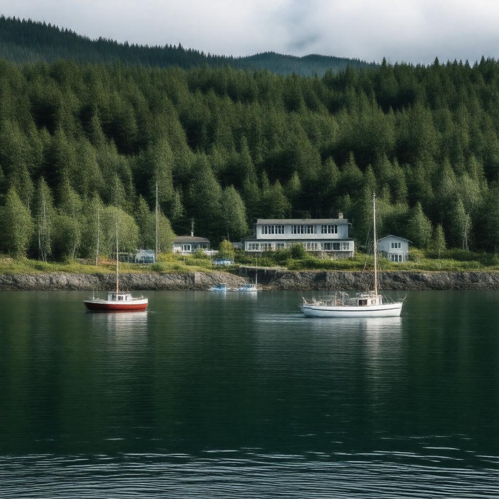 AI-created image of Bamfield