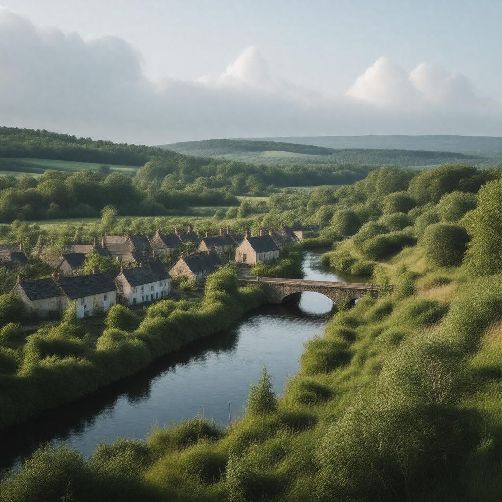 Click to view larger image AI-created image of Banagher, County Offaly, Ireland