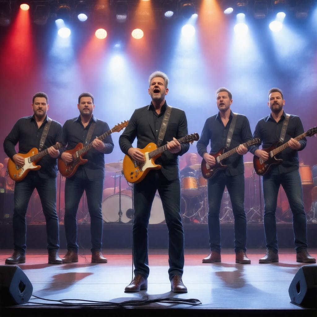 Click to view larger image AI-created image of Band from TV