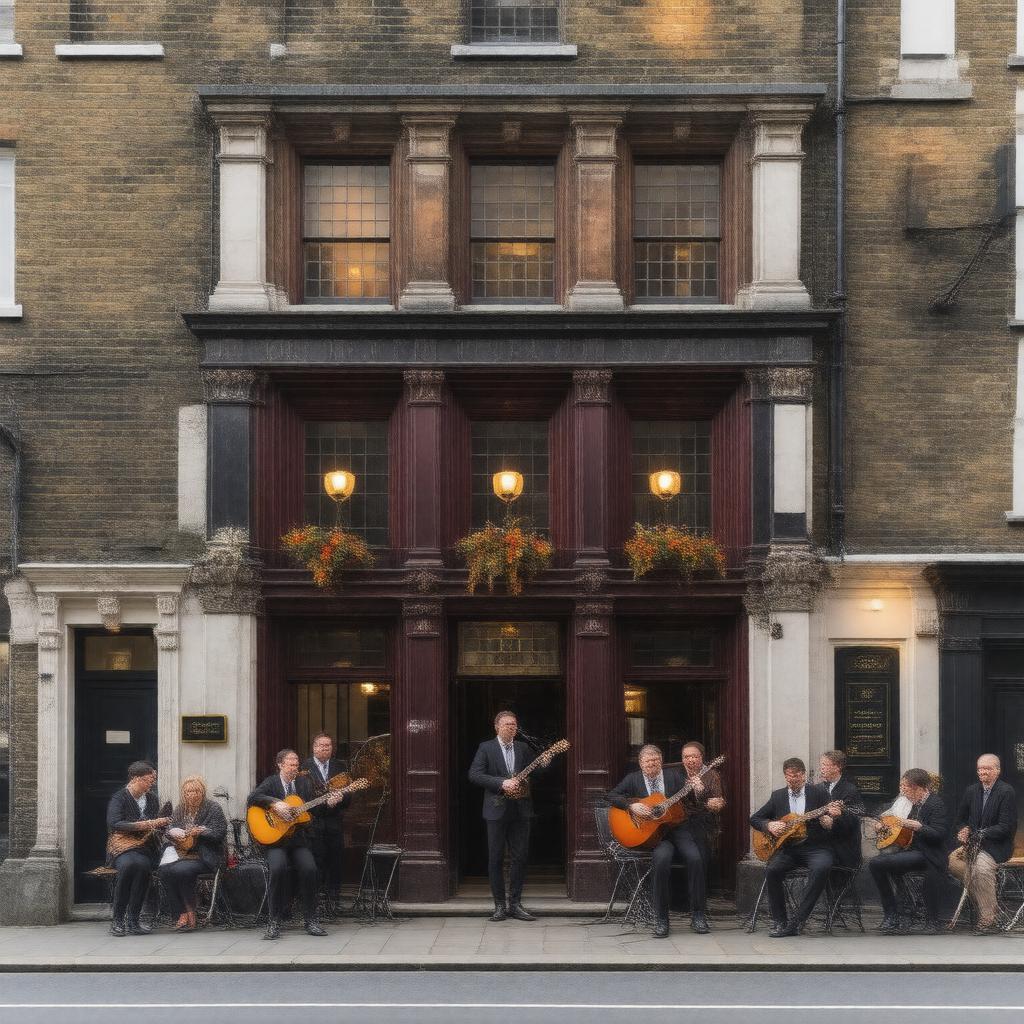 Click to view larger image AI-created image of Band on the Wall