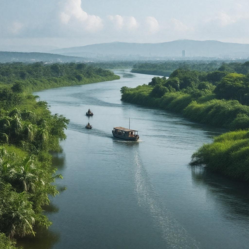 AI-created image of Bandama River