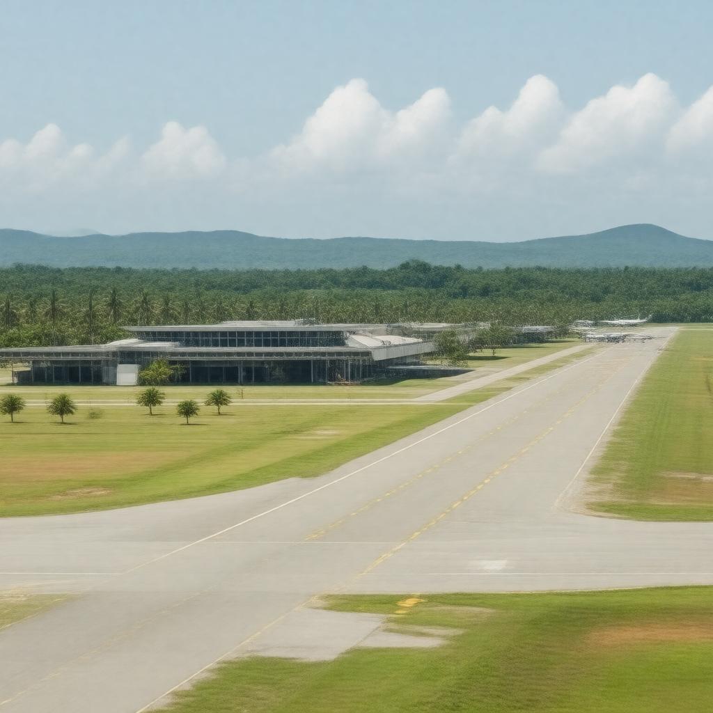 AI-created image of Bandaranaike International Airport