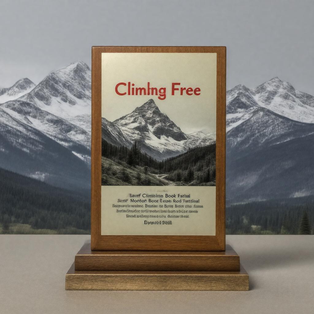 Click to view larger image AI-created image of Banff Mountain Book Award (for Climbing Free)