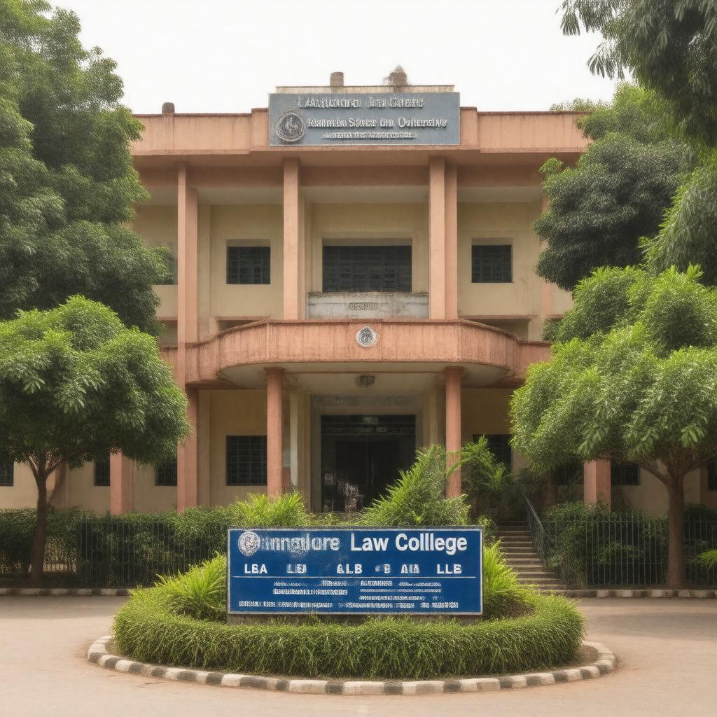 AI-created image of Bangalore Law College