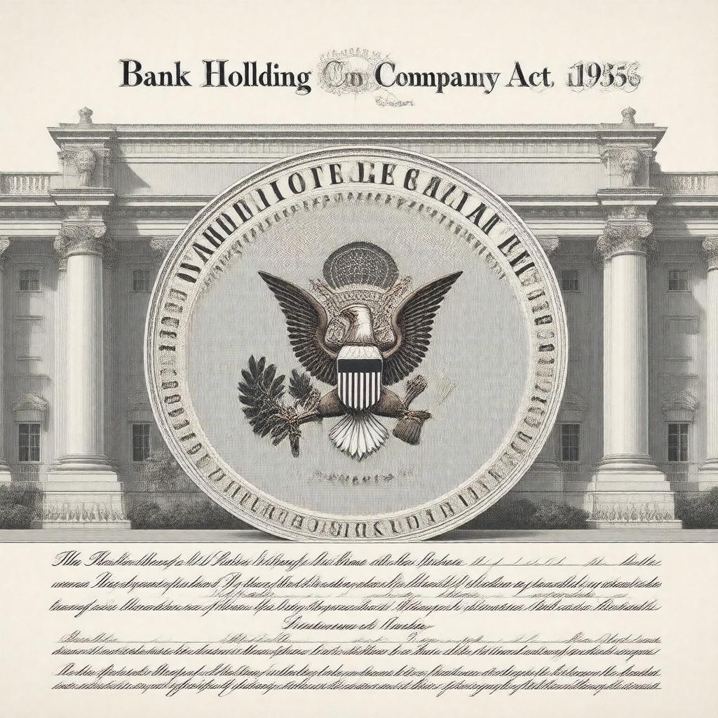 AI-created image of Bank Holding Company Act