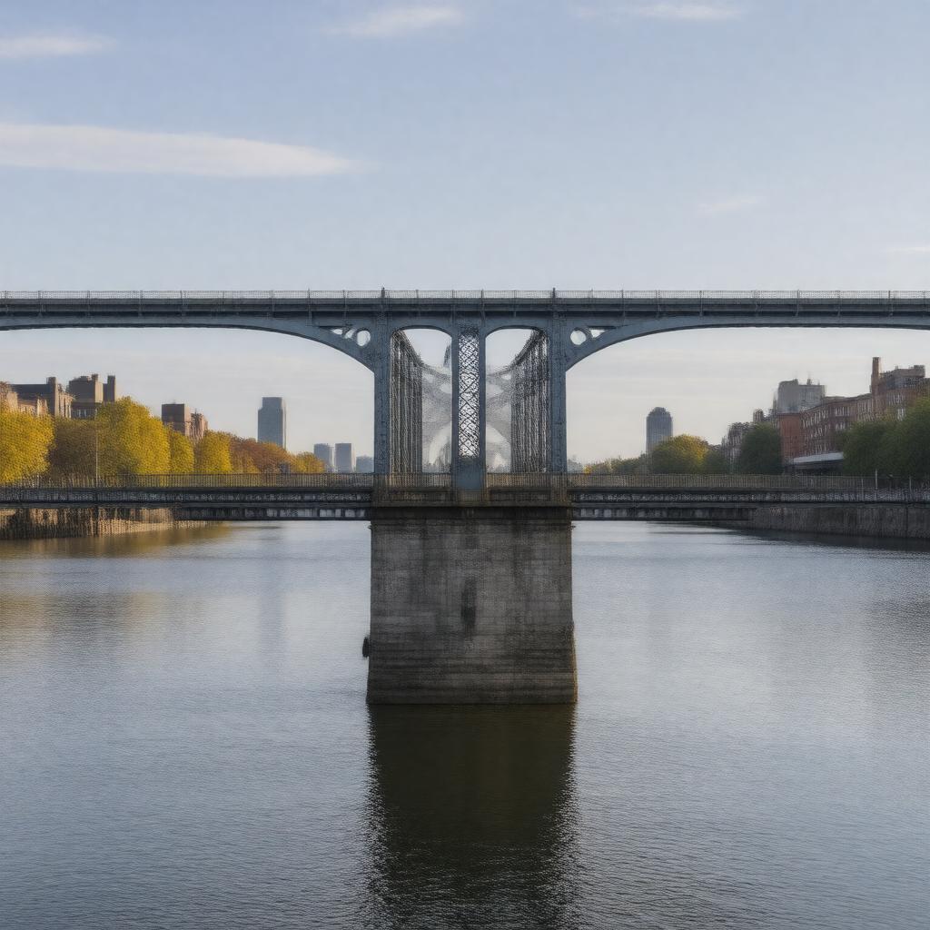 AI-created image of Bank Street Bridge