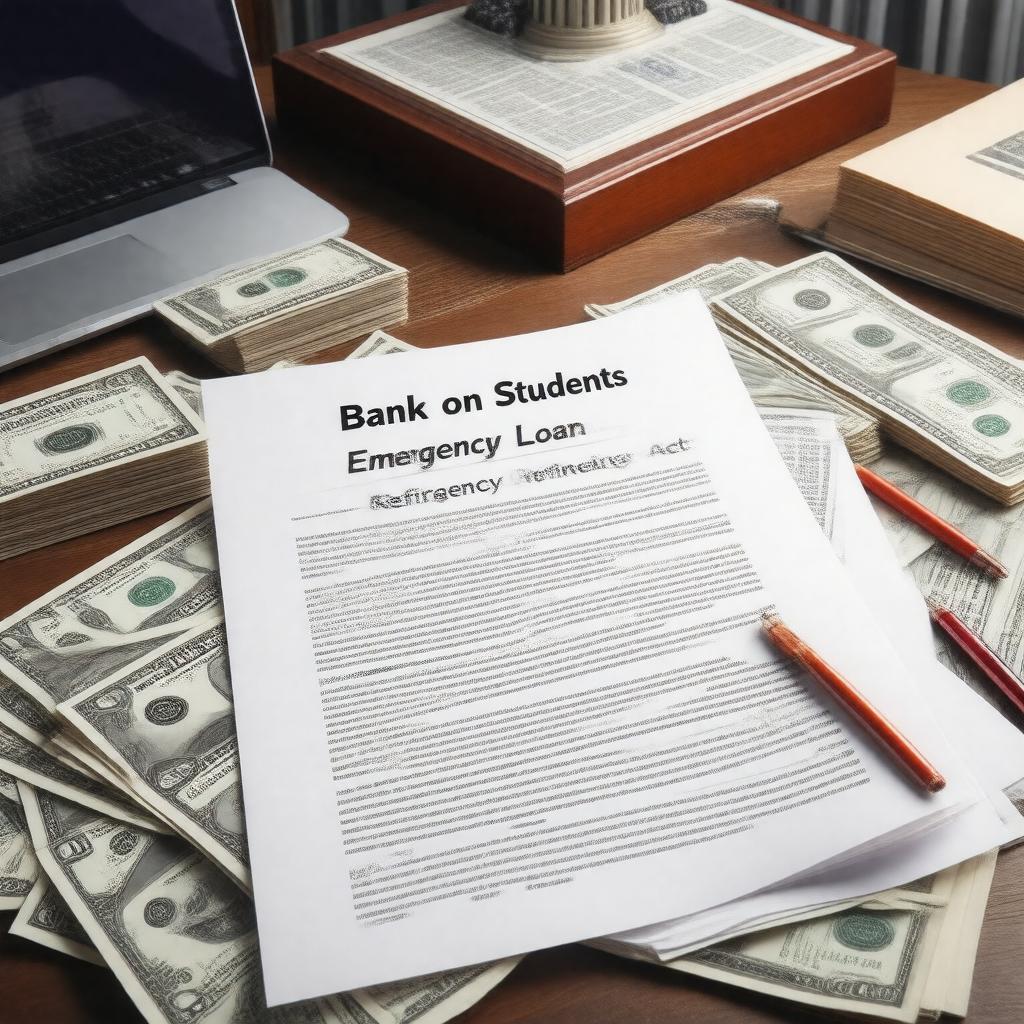 Click to view larger image AI-created image of Bank on Students Emergency Loan Refinancing Act