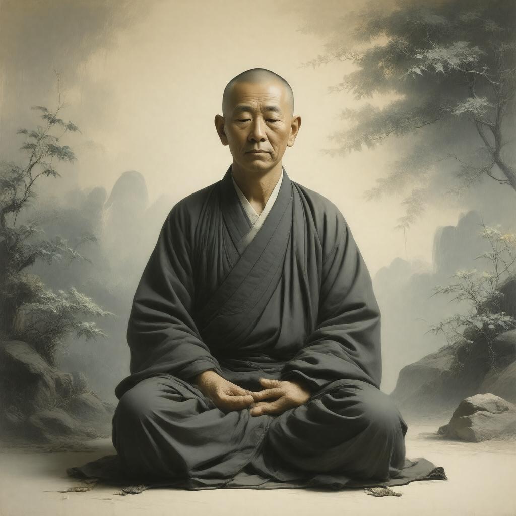 AI-created image of Bankei Yotaku