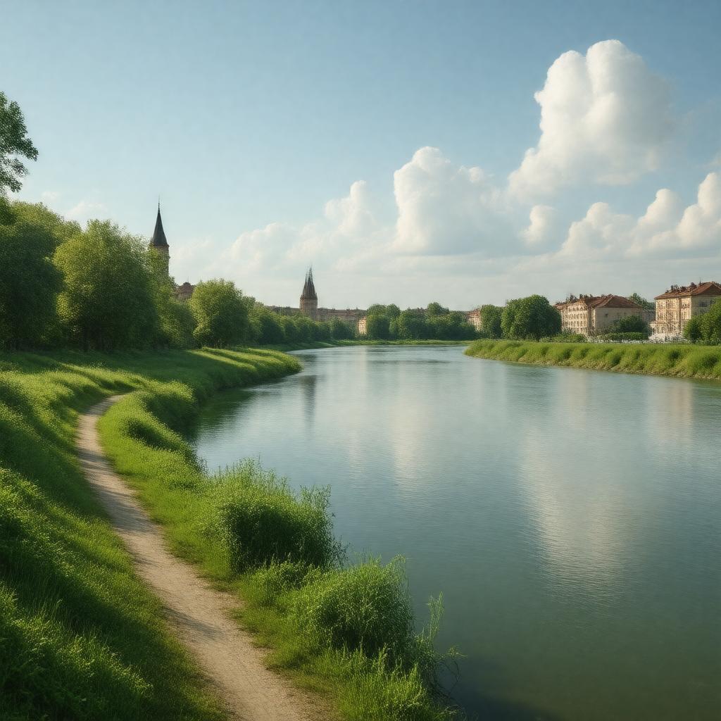 AI-created image of Banks of the Danube