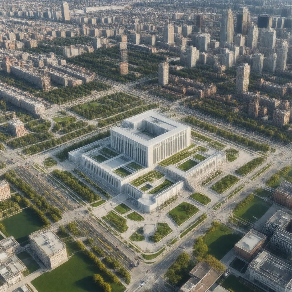 Click to view larger image AI-created image of Barack Obama Presidential Center