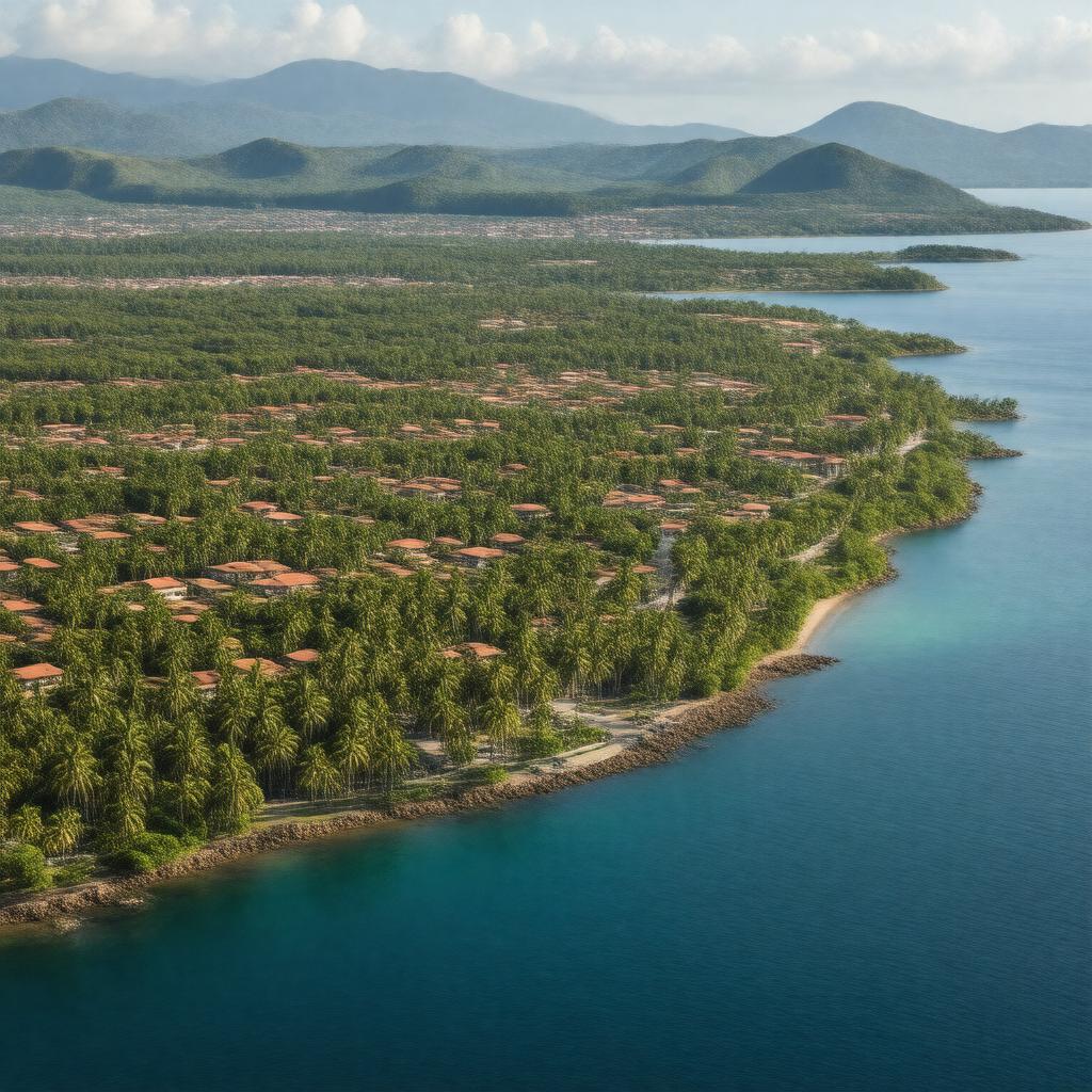 AI-created image of Barahona, Dominican Republic