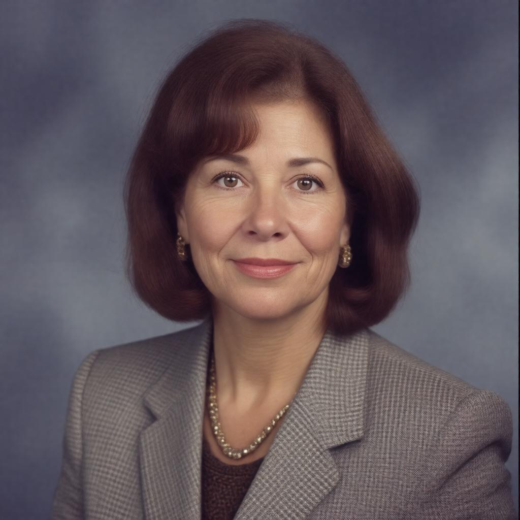 AI-created image of Barbara Frum