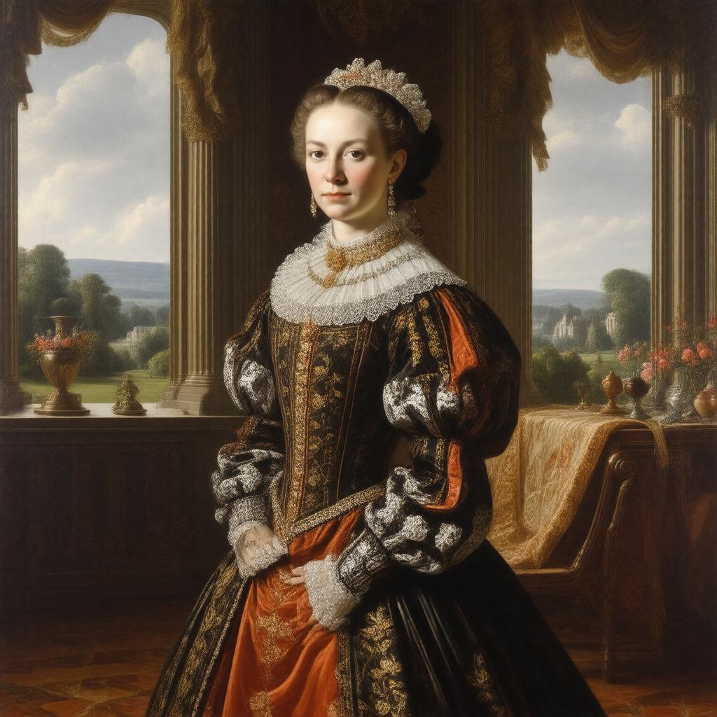 AI-created image of Barbara Gamage